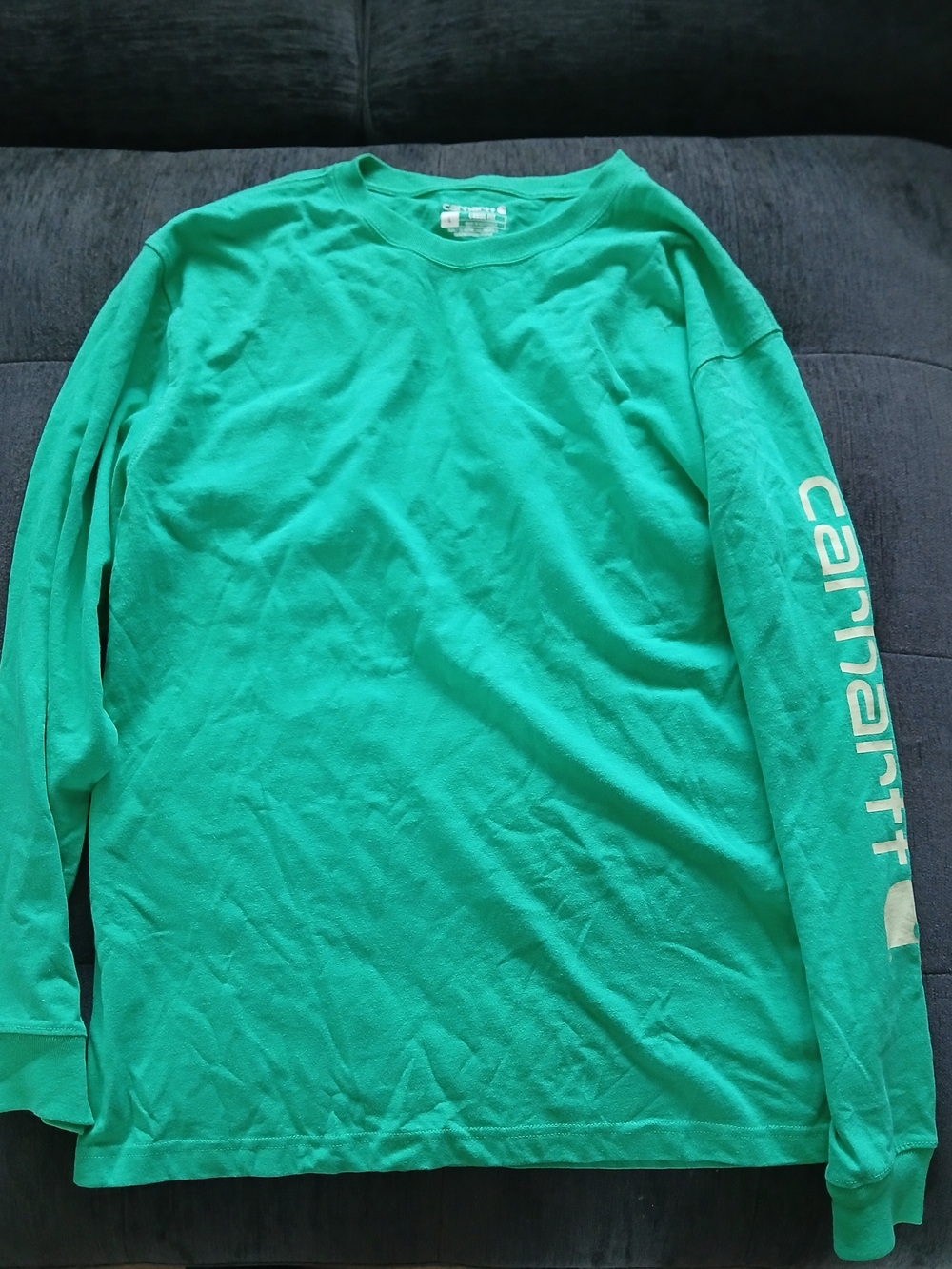 Carhartt Long-Sleeve Tee with Sleeve Logo